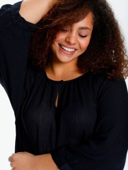 KCAMI - Plus Size Tunika fra Kaffe Curve