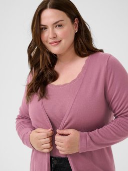 KCFARSIA - Plus Size Cardigan fra Kaffe Curve