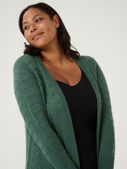 KCEMANA - Plus Size Cardigan fra Kaffe Curve
