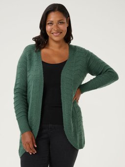 KCEMANA - Plus Size Cardigan fra Kaffe Curve