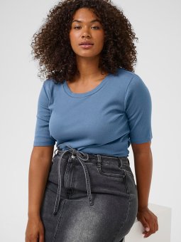 KCCARINA - Plus Size T-shirt fra Kaffe Curve