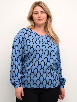 KCKERRY - Plus Size Bluse fra Kaffe Curve