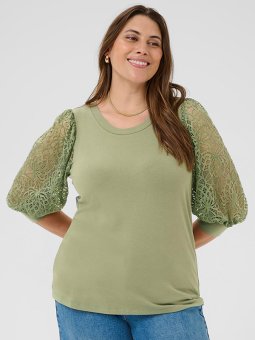 KCBELLA - Plus Size Bluse fra Kaffe Curve