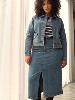 Plus Size Skjørt fra Kaffe Curve