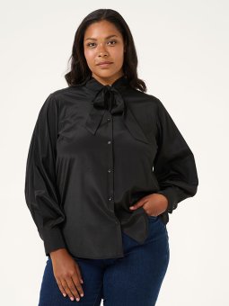 KCKAREN - Plus Size Skjorte fra Kaffe Curve