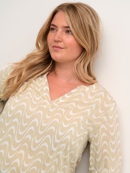 Plus Size Bluse fra Kaffe Curve