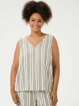 KCMILLE - Plus Size Topp fra Kaffe Curve