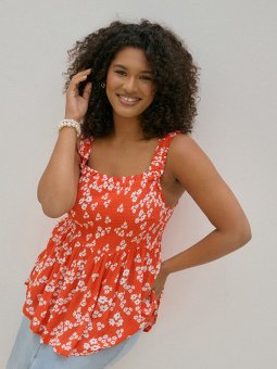 KCAMI - Plus Size Topp fra Kaffe Curve