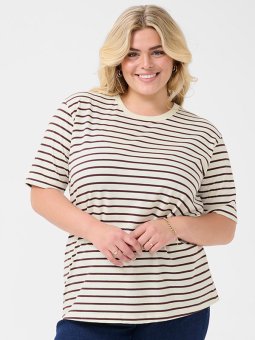 KCWINNI - Plus Size T-shirt fra Kaffe Curve