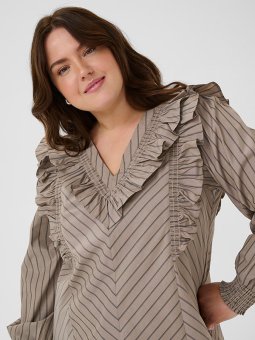 KCJERRIA - Plus Size Bluse fra Kaffe Curve