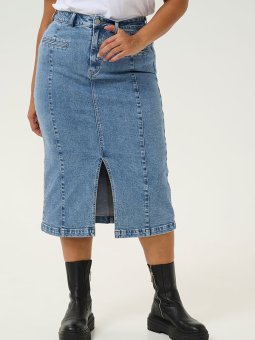 KCTHURA - Plus Size Skjørt fra Kaffe Curve