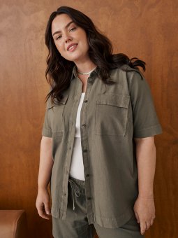 KCNANA - Plus Size Skjorte fra Kaffe Curve