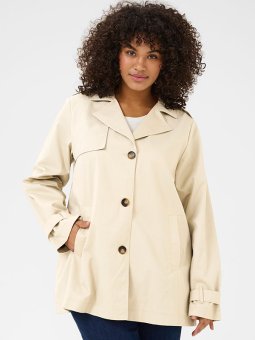 KCTRICIA - Plus Size Frakk fra Kaffe Curve