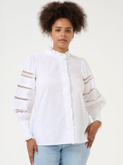 KCWILLA - Plus Size Skjorte fra Kaffe Curve