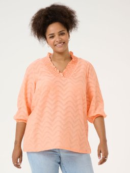 KCVITANA - Plus Size Bluse fra Kaffe Curve