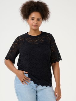 KCJAIDA - Plus Size T-shirt fra Kaffe Curve