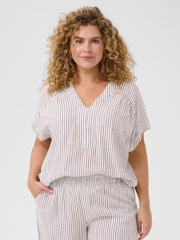 KCMILLE - Plus Size Bluse fra Kaffe Curve