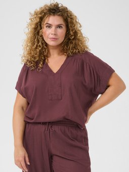 KCMILLE - Plus Size Bluse fra Kaffe Curve