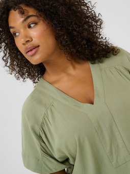 KCMILLE - Plus Size Bluse fra Kaffe Curve