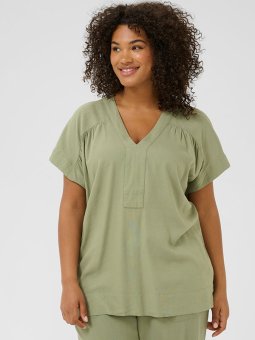 KCMILLE - Plus Size Bluse fra Kaffe Curve