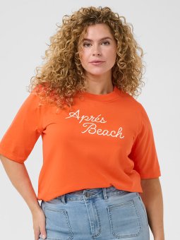 KCVIOLA - Plus Size T-shirt fra Kaffe Curve