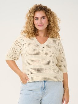 KCTENESA - Plus Size Genser fra Kaffe Curve