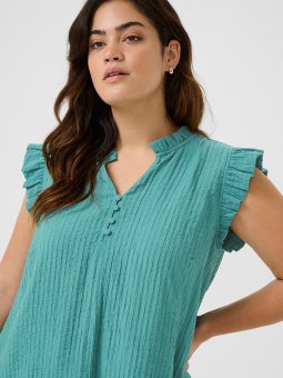 KCLYANA - Plus Size Topp fra Kaffe Curve