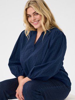 KCSILLA - Plus Size Bluse fra Kaffe Curve