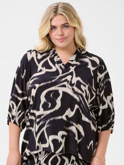 KCMAREN - Plus Size Bluse fra Kaffe Curve