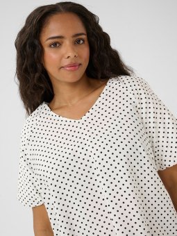 KCGINA - Plus Size Bluse fra Kaffe Curve