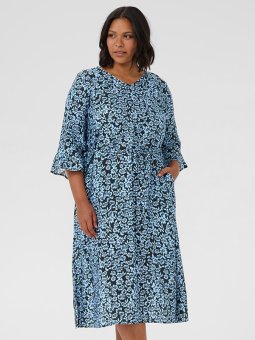 KCAMINA - Plus Size Kjole fra Kaffe Curve