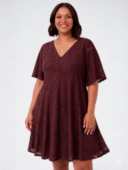 KCNIMA - Plus Size Kjole fra Kaffe Curve