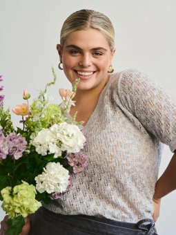 KCLOURA - Plus Size Genser fra Kaffe Curve