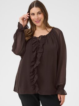 KCMILANNA - Plus Size Bluse fra Kaffe Curve