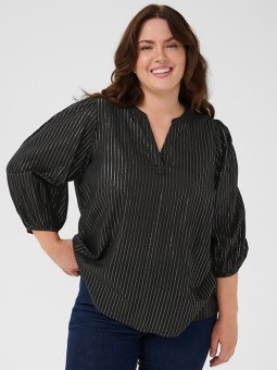 KCLUISA - Plus Size Bluse fra Kaffe Curve