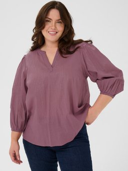 KCLUISA - Plus Size Bluse fra Kaffe Curve