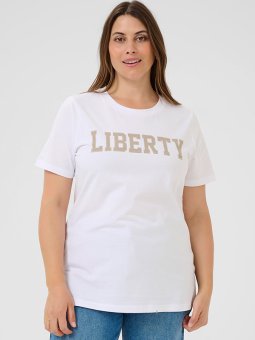 KCJUNE - Plus Size T-shirt fra Kaffe Curve