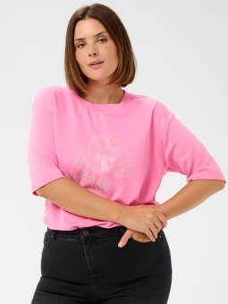 KCROSA - Plus Size T-shirt fra Kaffe Curve