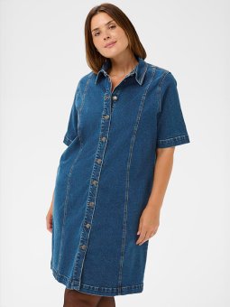 KCLENI - Plus Size Kjole fra Kaffe Curve