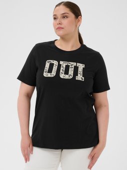 KCLUCIE - Plus Size T-skjorte fra Kaffe Curve