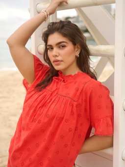 KCLIONA - Plus Size Bluse fra Kaffe Curve