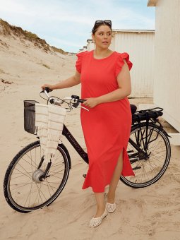 KCCALINE - Plus Size Kjole fra Kaffe Curve