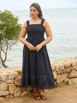 KCTRUDI - Plus Size Kjole fra Kaffe Curve
