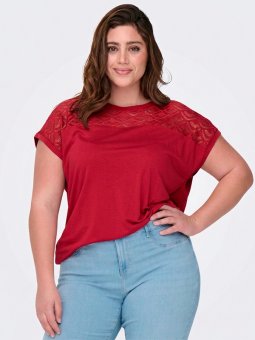 CARFLAKE - Plus Size T-shirt fra Only Carmakoma