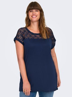 CARFLAKE - Plus Size T-shirt fra Only Carmakoma