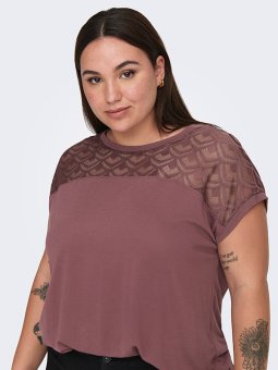 CARFLAKE - Plus Size T-shirt fra Only Carmakoma