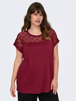 CARFLAKE - Plus Size T-shirt fra Only Carmakoma