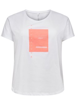 Plus Size T-shirt fra Only Play Curvy