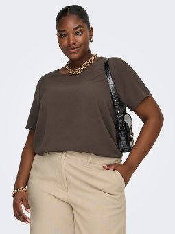 CARVICA - Plus Size Bluse fra Only Carmakoma