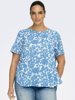 CARVICA - Plus Size Bluse fra Only Carmakoma